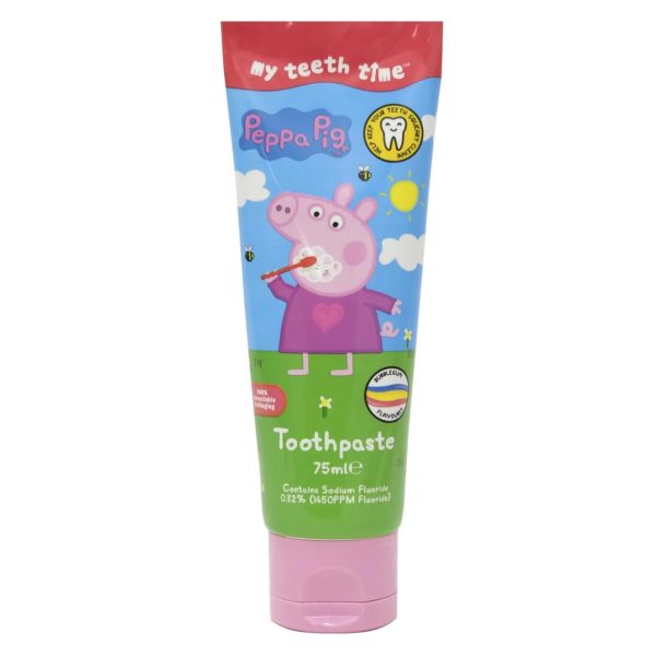 PEPPA PIG TOOTHPASTE ДЕТСКА ПАСТА ЗА ЗЪБИ 75 МЛ АНГЛИЙСКО КАЧЕСТВО