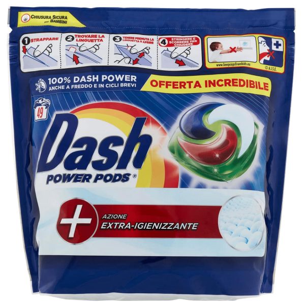 Капсули Dash Azione Extra-Igienizzante, 49 пранета
