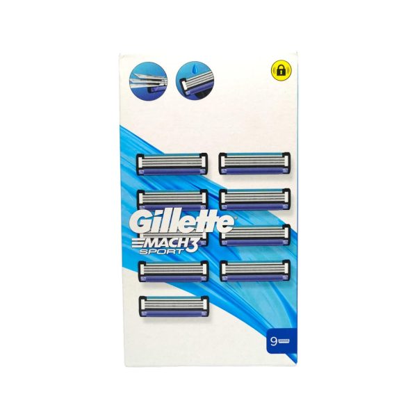 Резервни ножчета за Gillette, Mach3, Sport, 9 броя