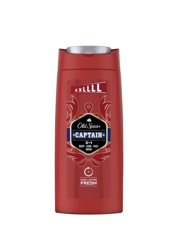 OLD SPICE CAPTAIN Душ гел за тяло, коса и лице за мъже 675 ml