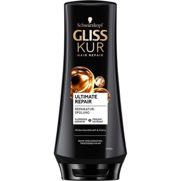SCHWARZKOPF GLISS ULTIMATE REPAIR SPULUNG ВЪЗСТАНОВЯВАЩ БАЛСАМ ЗА КОСА 200 МЛ НЕМСКО КАЧЕСТВО