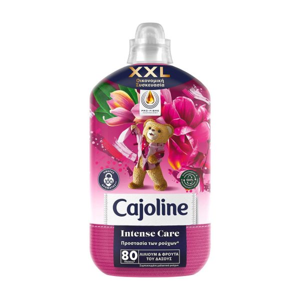 Cajoline Intense Care Lily & Forest Fruit – Концентриран омекотител за тъкани с аромат на Лилия и Горски плодове, 80пр 1.84л