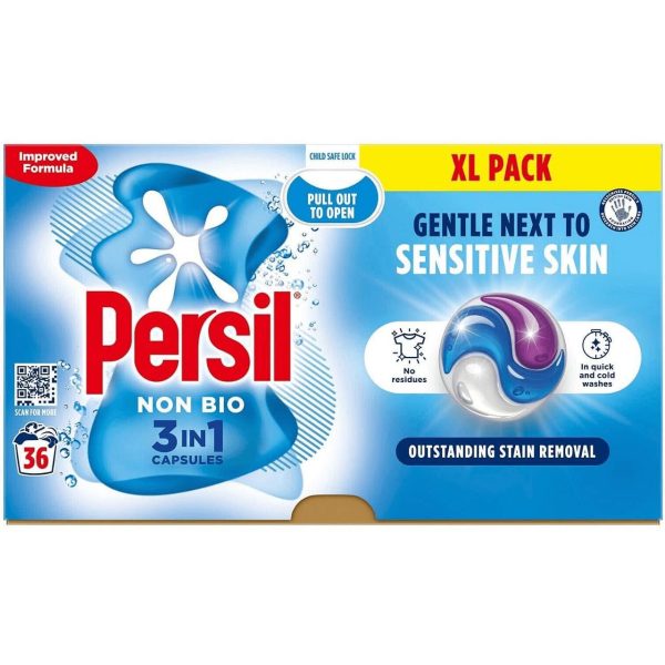Капсули Persil Non Bio Caps 3 in 1, 36 пранета