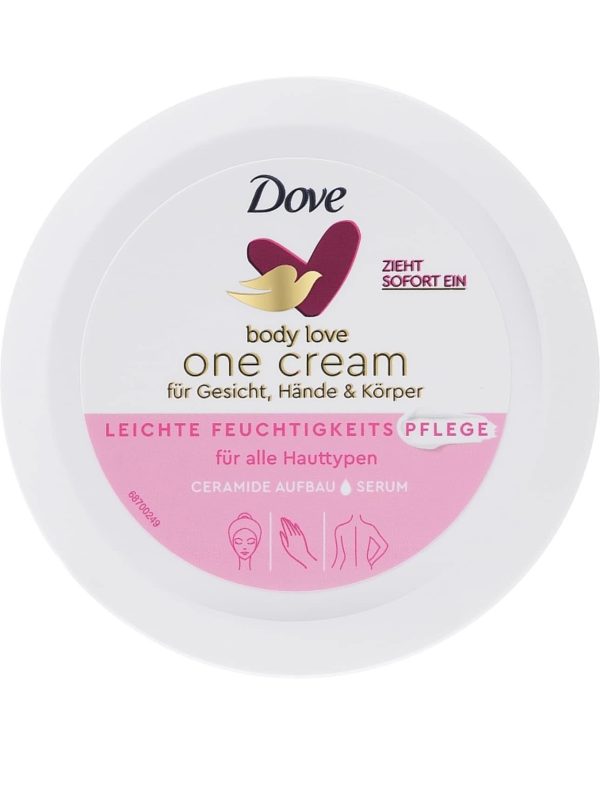 Крем за лице, ръце и тяло Dove Body Love One Cream Light Hydration