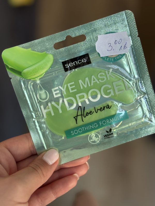 SENCE EYE MASK HYDROGEL ALOE VERA ХИДРОГЕЛНИ ПАЧОВЕ ЗА ПОД ОЧИ С АЛОЕ 2 Х 3 МЛ АНГЛИЙСКО КАЧЕСТВО