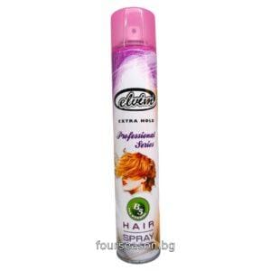 ELVIM ЛАК ЗА КОСА, 400МЛ, EXTRA HOLD, B5 PROVITAMIN