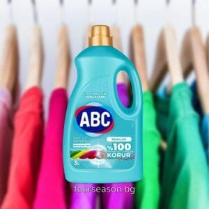 АБЦ ТЕЧЕН ГЕЛ ЗА ЦВЕТНИ ДРЕХИ 3000 МЛ /ТЮРКОАЗЕН/
