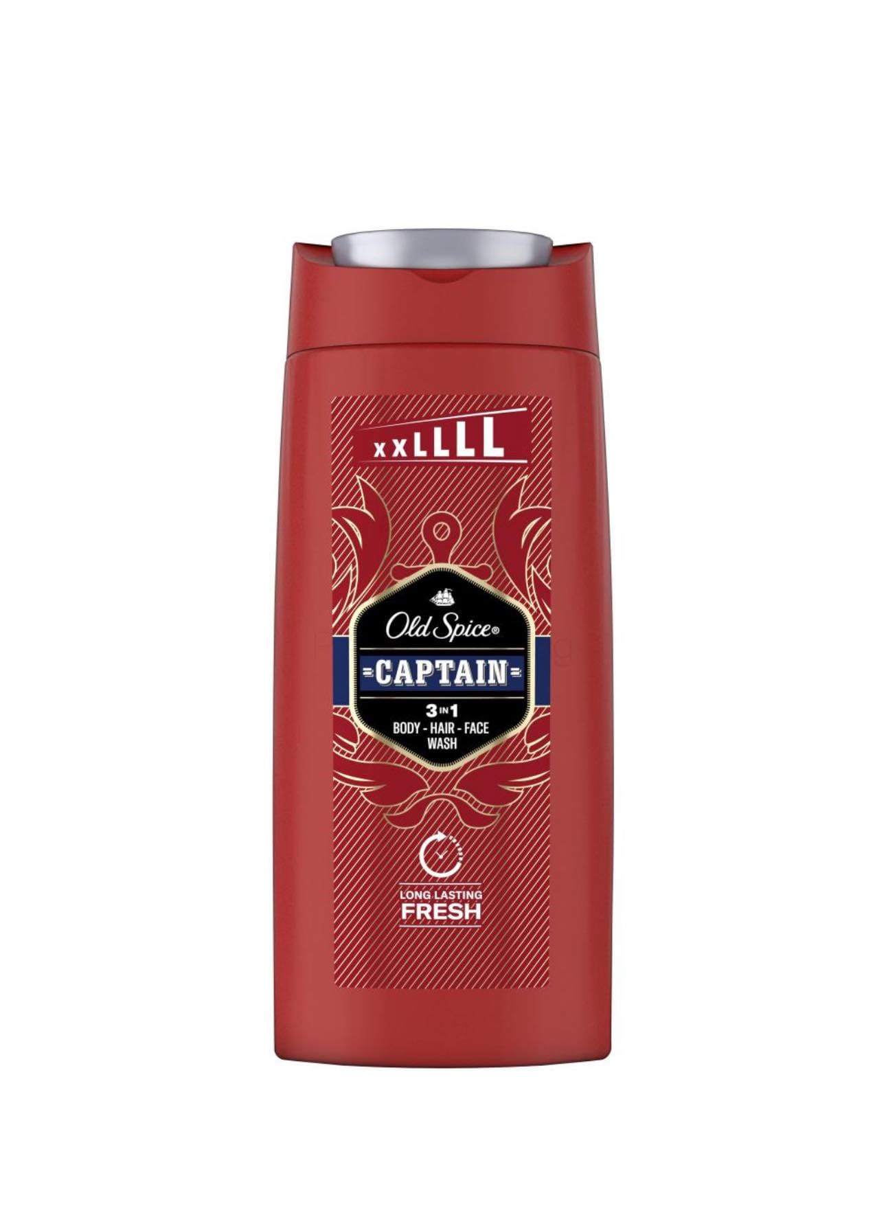 OLD SPICE CAPTAIN Душ гел за тяло, коса и лице за мъже 675 ml