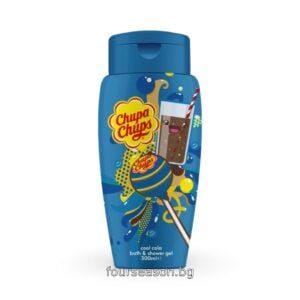 CHUPA CHUPS BATH & SHOWER GEL COOL COLA ДУШ ГЕЛ И ПЯНА ЗА ВАНА С АРОМАТ НА СТУДЕНА КОЛА 300 МЛ АНГЛИЙСКО КАЧЕСТВО