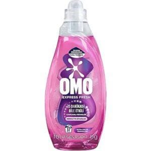 OMO Express Fresh Renkli ve Siyahlar Течен перилен препарат за цветни и черни тъкани 1.480 л/37 пр Турско качество
