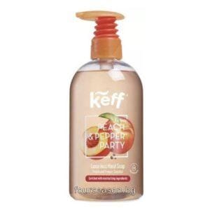 Течен сапун Sano - Keff Праскова и Червен пипер, 500 ml