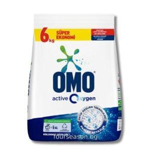 ОМО Active Oxygen 6 кг Прах за бяло пране