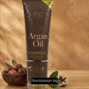 XHC Argan Oil Shampoo with Moroccan Argan Oil Extracts Подхранващ и хидратиращ шампоан с екстракт от Мароканско арганово масло 300 мл Английско качество