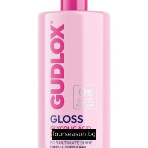 Gudlox Gloss Glycolic Acid Shampoo For Ultimate Shine Шампоан с гликолова киселина за максимален блясък 400 мл Английско качество
